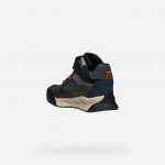 GEOX ΑΓΟΡΙ ΜΠΟΤΑΚΙ  J56NBA 0ME22 C0033  ΜΑΥΡΟ ΣΤΡΑΤΙΩΤΙΚΟ